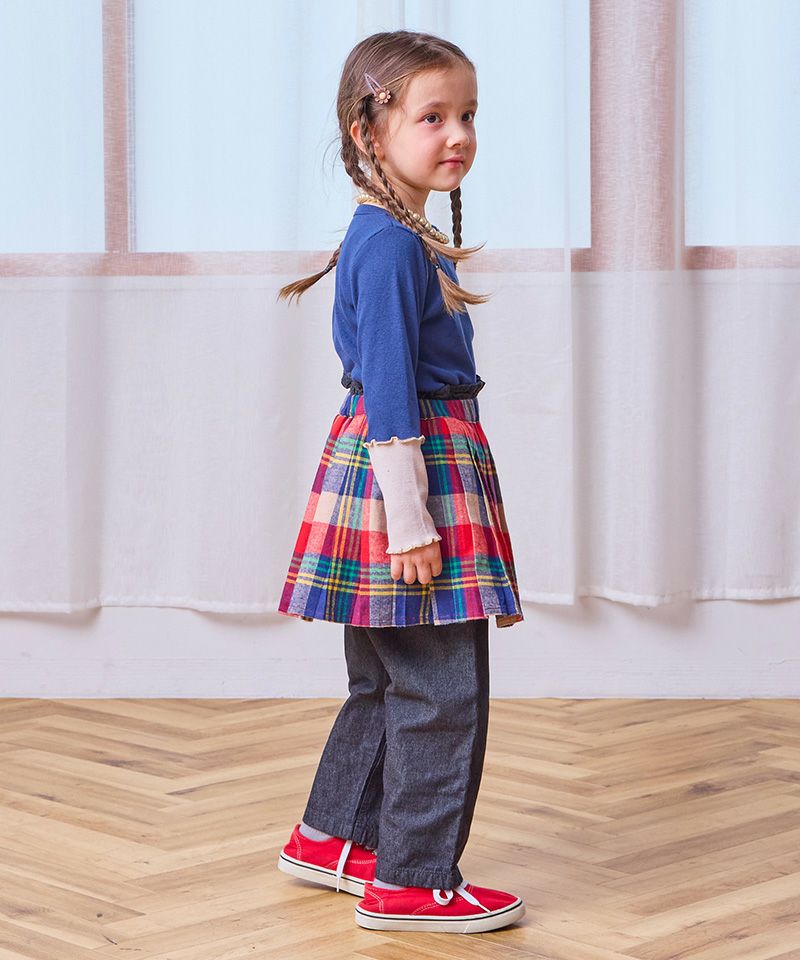 チェックプリーツスカート ｜ ボトムス ｜ 子供服のセレクトショップ