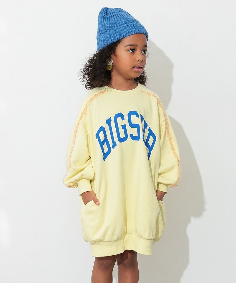 カレッジロゴスウェットワンピース ｜ ワンピース ｜ 子供服のセレクト