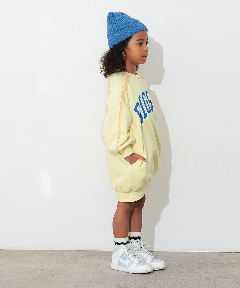 カレッジロゴスウェットワンピース ｜ ワンピース ｜ 子供服のセレクト