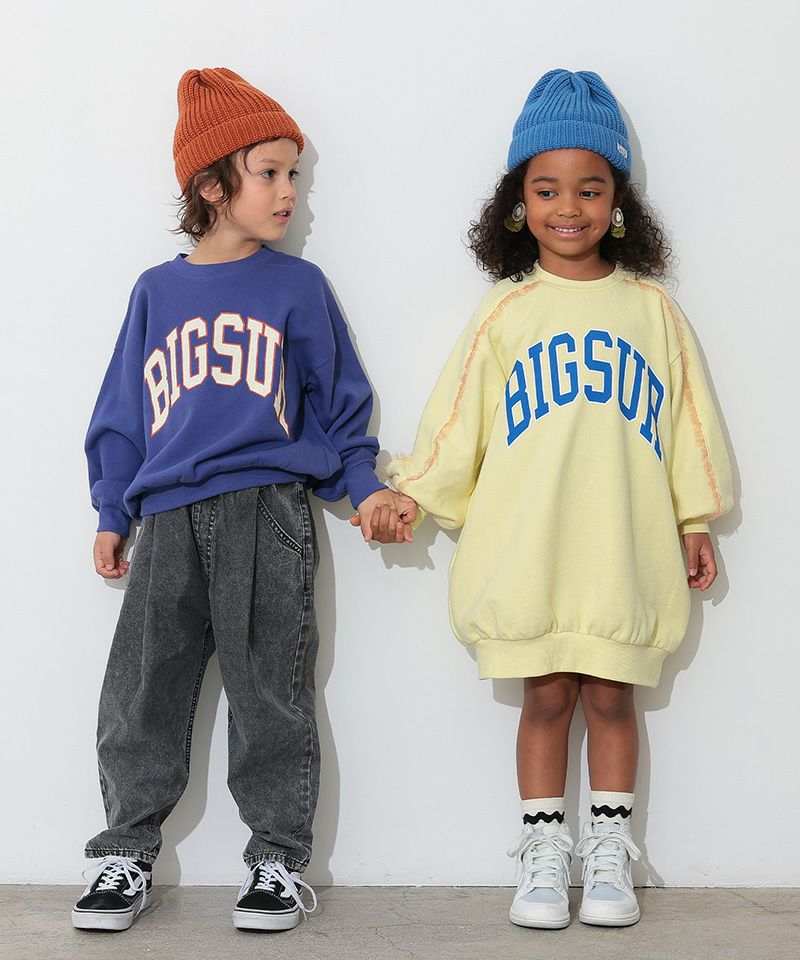 カレッジロゴスウェットワンピース ｜ ワンピース ｜ 子供服のセレクト