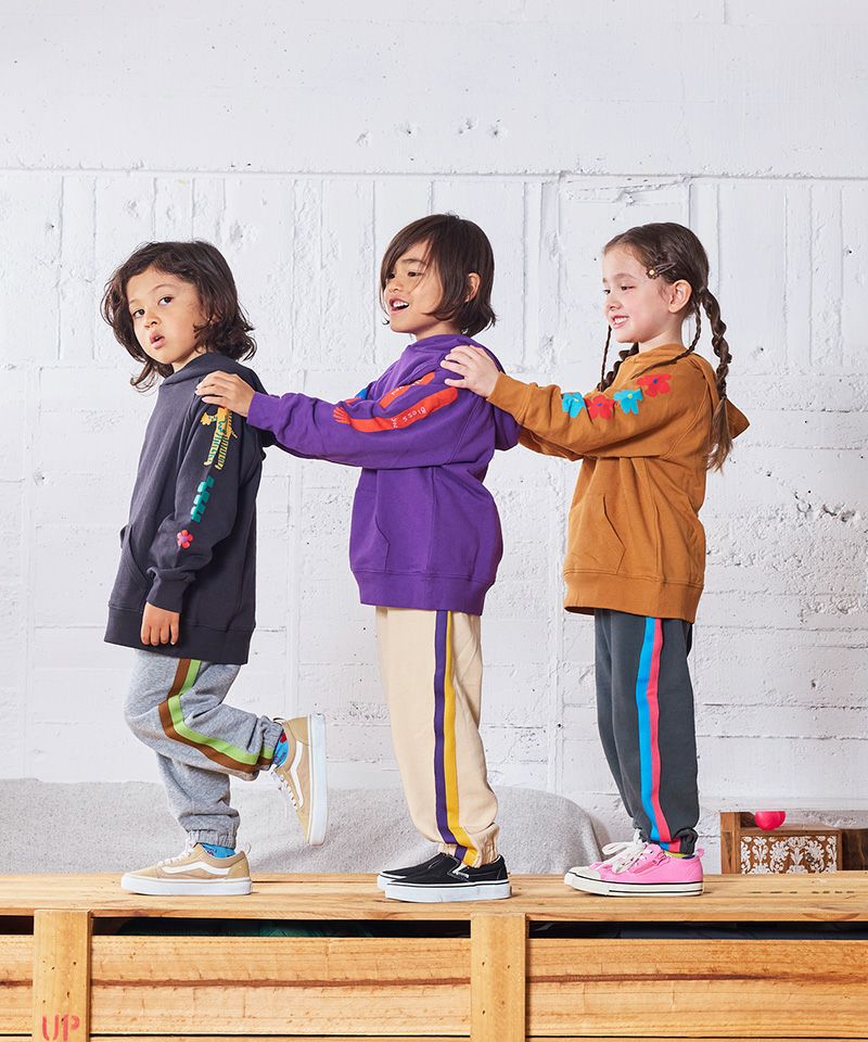 カラーテープスウェットパンツ ｜ ボトムス ｜ 子供服のセレクト