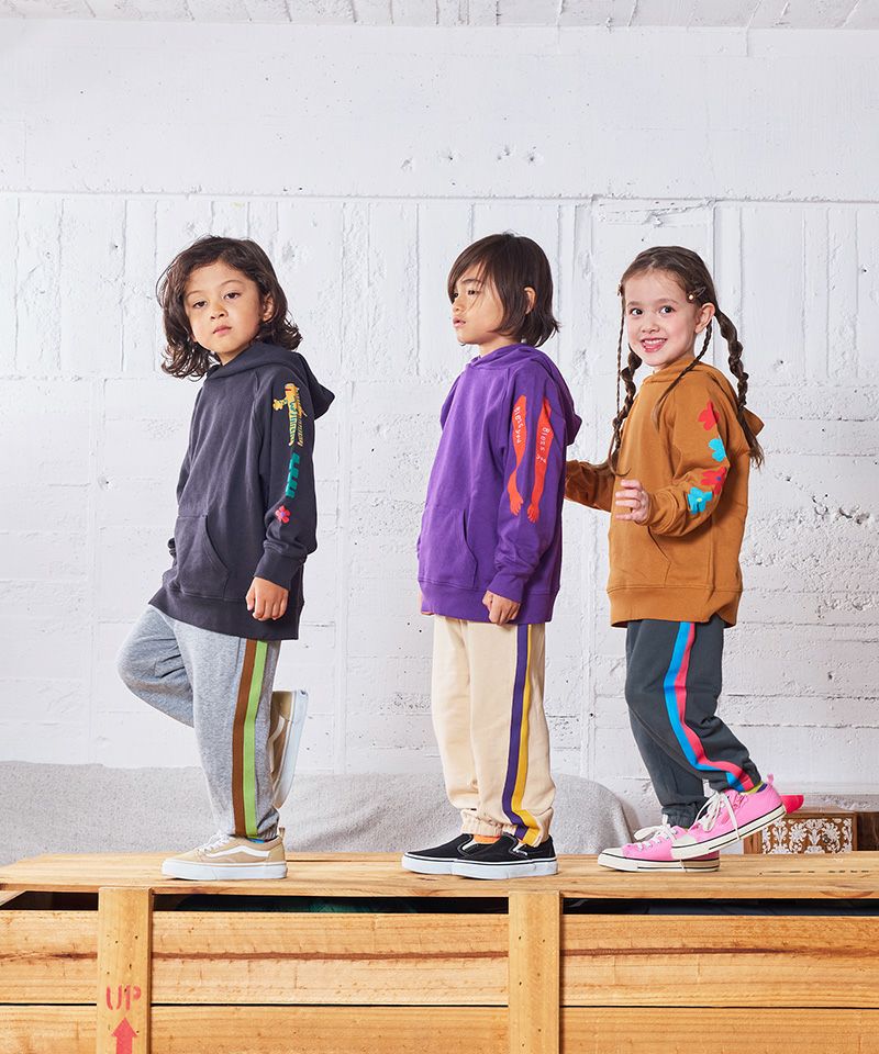 カラーテープスウェットパンツ ｜ ボトムス ｜ 子供服のセレクト