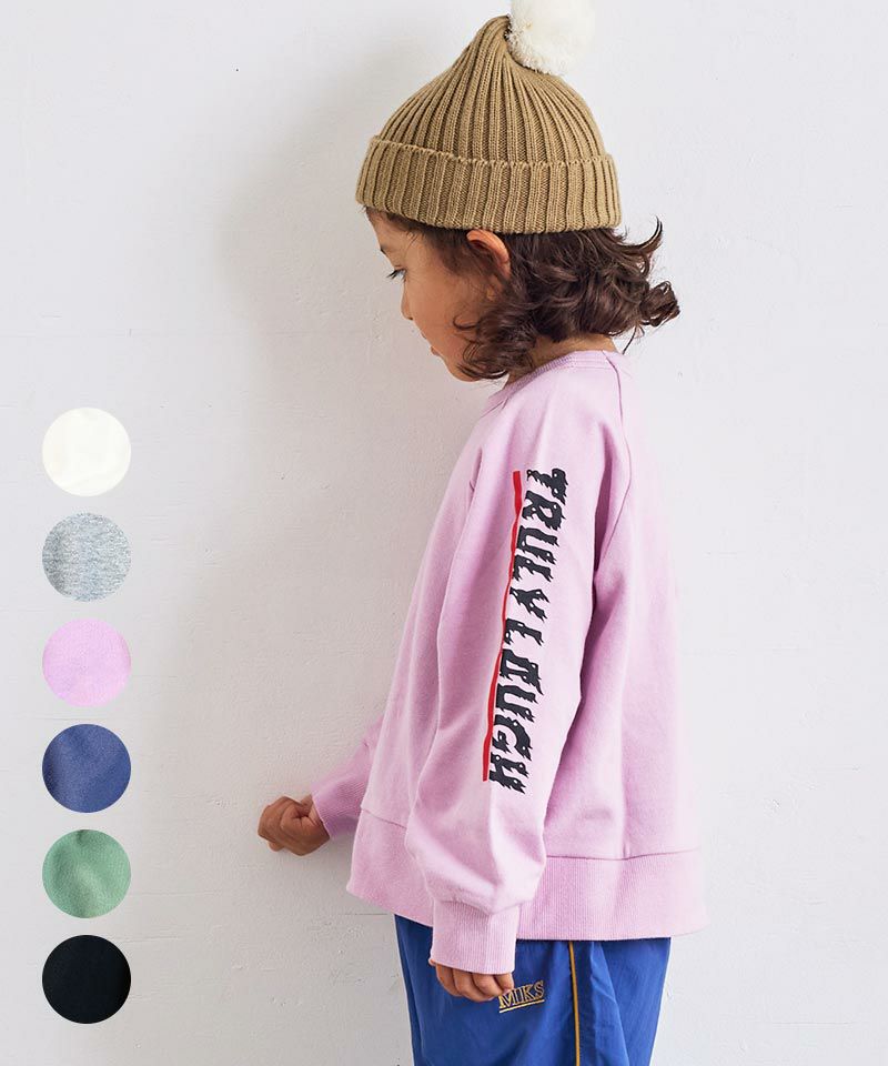 スリーブプリントスウェット ｜ トップス ｜ 子供服のセレクトショップ