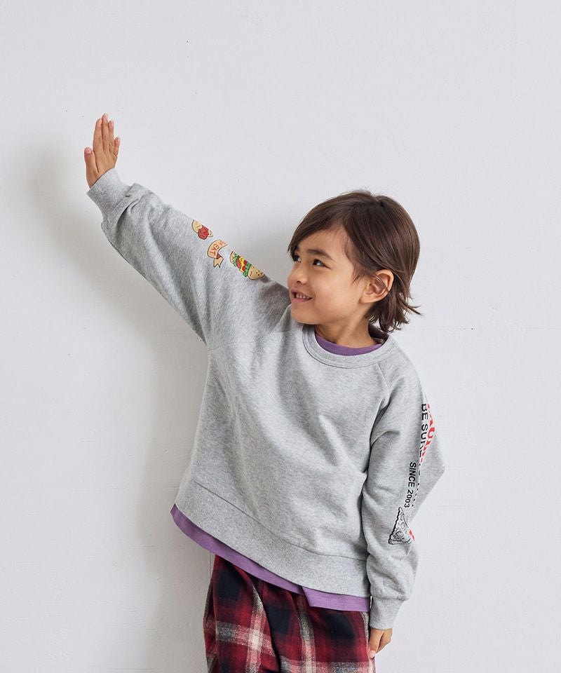 ショートスリーブプリントスウェット♥ スリーブプリントスウェット ｜ トップス ｜ 子供服のセレクトショップ
