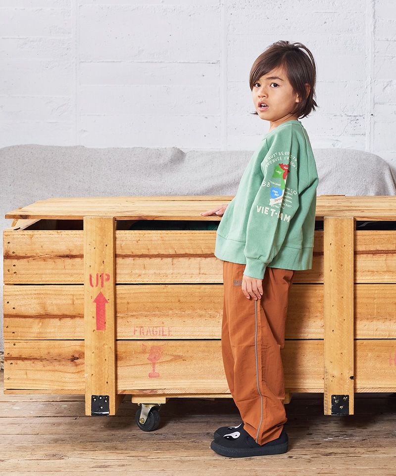 ショートスリーブプリントスウェット♥ スリーブプリントスウェット ｜ トップス ｜ 子供服のセレクトショップ
