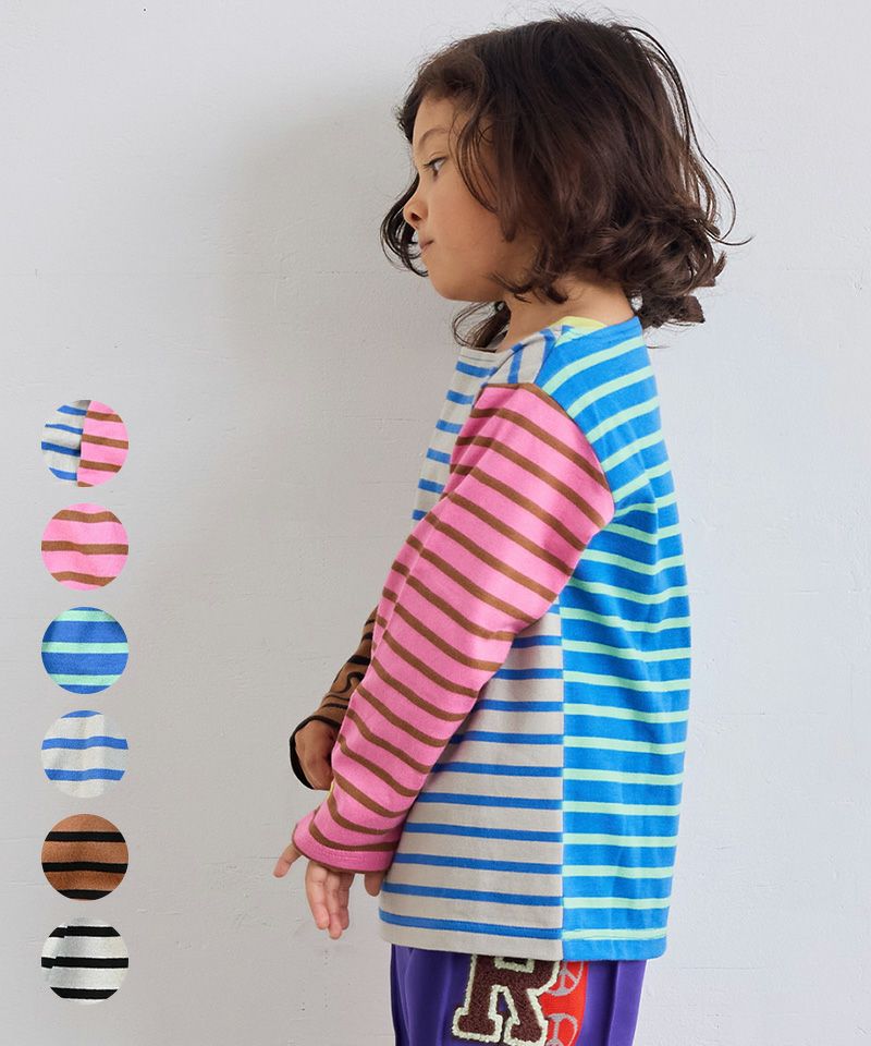 バスクボーダーシャツ ｜ トップス ｜ 子供服のセレクトショップ