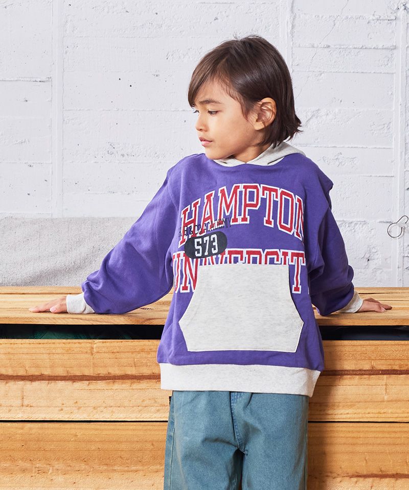 レイヤープリントパーカー ｜ トップス ｜ 子供服のセレクトショップ