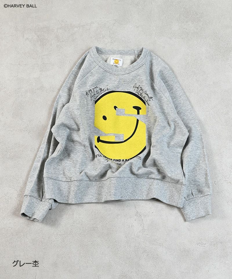 別注】SMILEY FACE プリントトレーナー ｜ トップス ｜ 子供服の