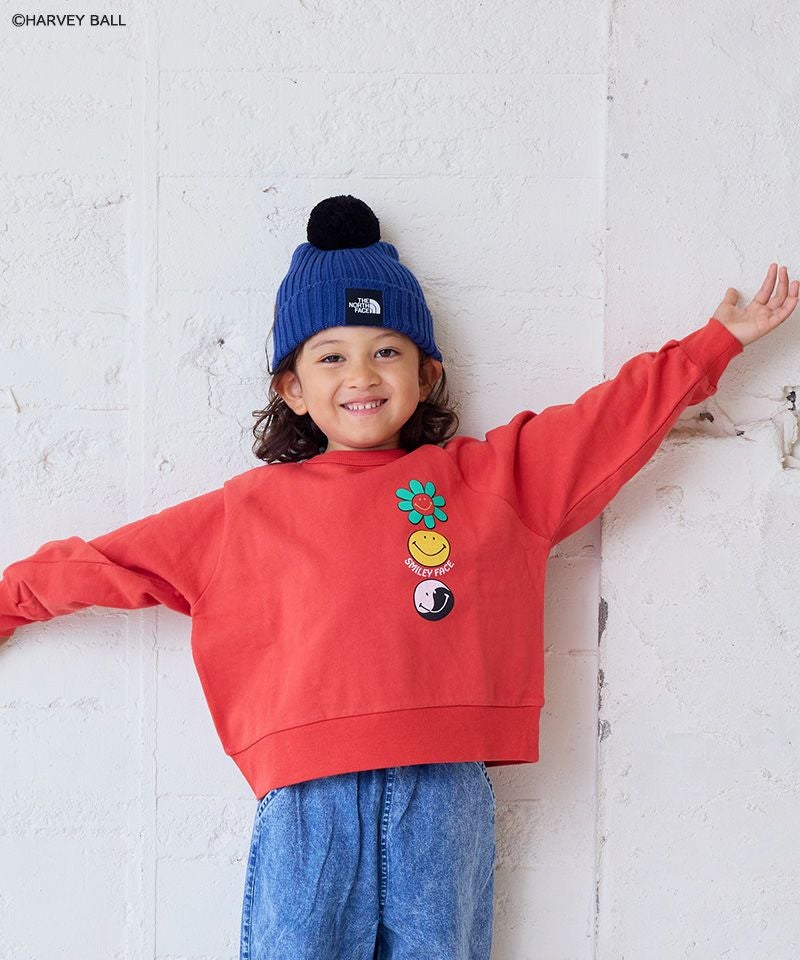 別注】SMILEY FACE プリントトレーナー ｜ トップス ｜ 子供服の
