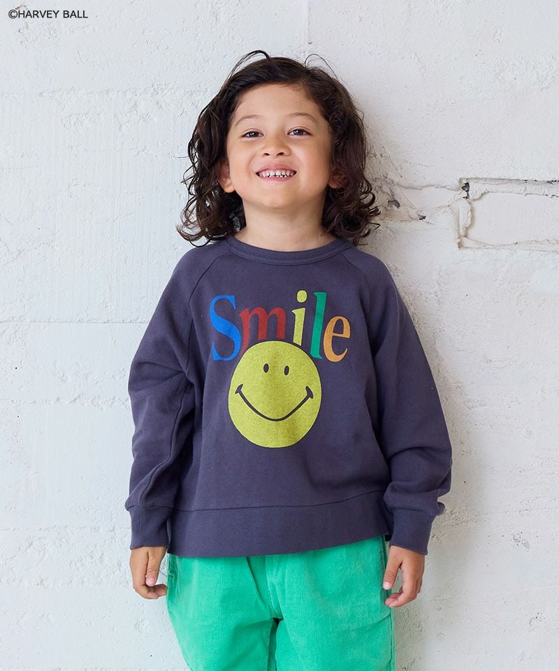 別注】SMILEY FACE プリントトレーナー ｜ トップス ｜ 子供服の