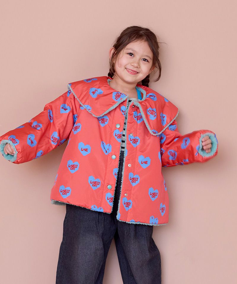 TIME SALE】リバーシブルビッグカラージャケット ｜ アウター