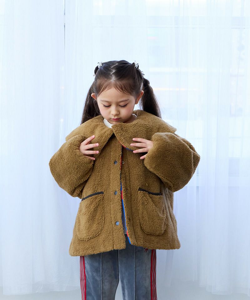 リバーシブルビッグカラージャケット ｜ アウター・ジャケット ｜ 子供