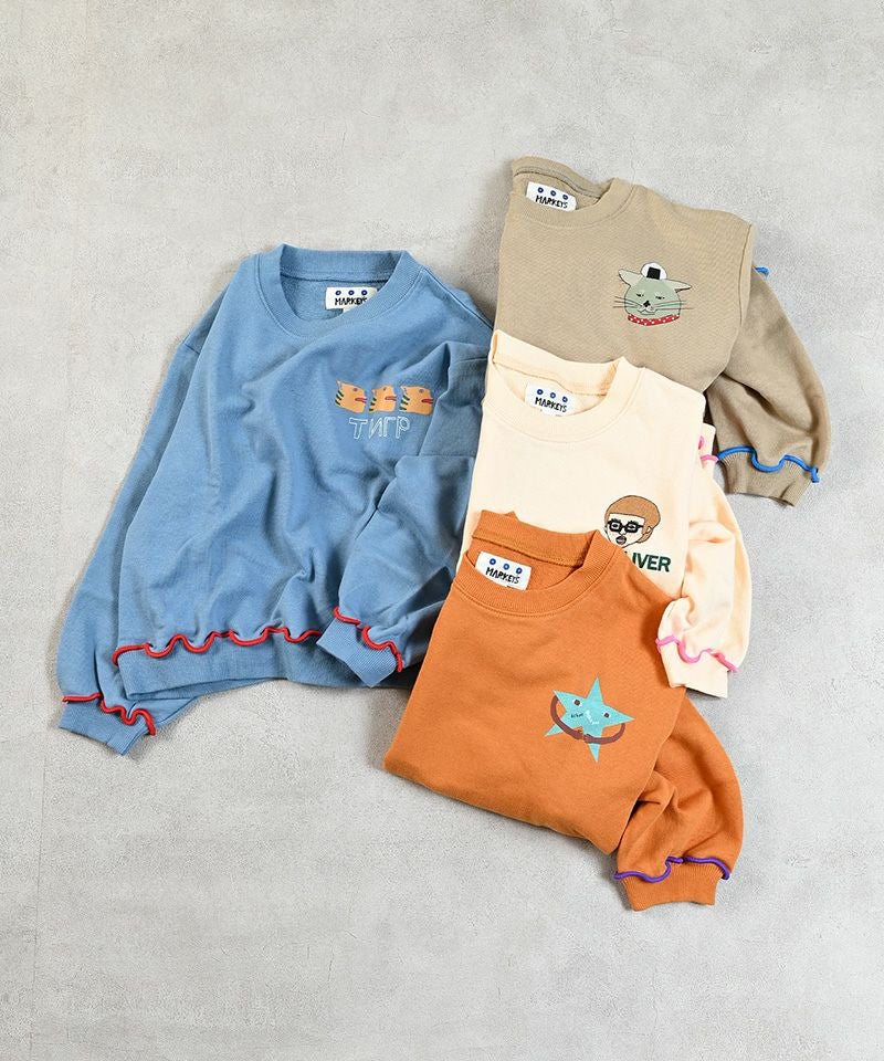 マエウシロプリントトレーナー ｜ トップス ｜ 子供服のセレクト