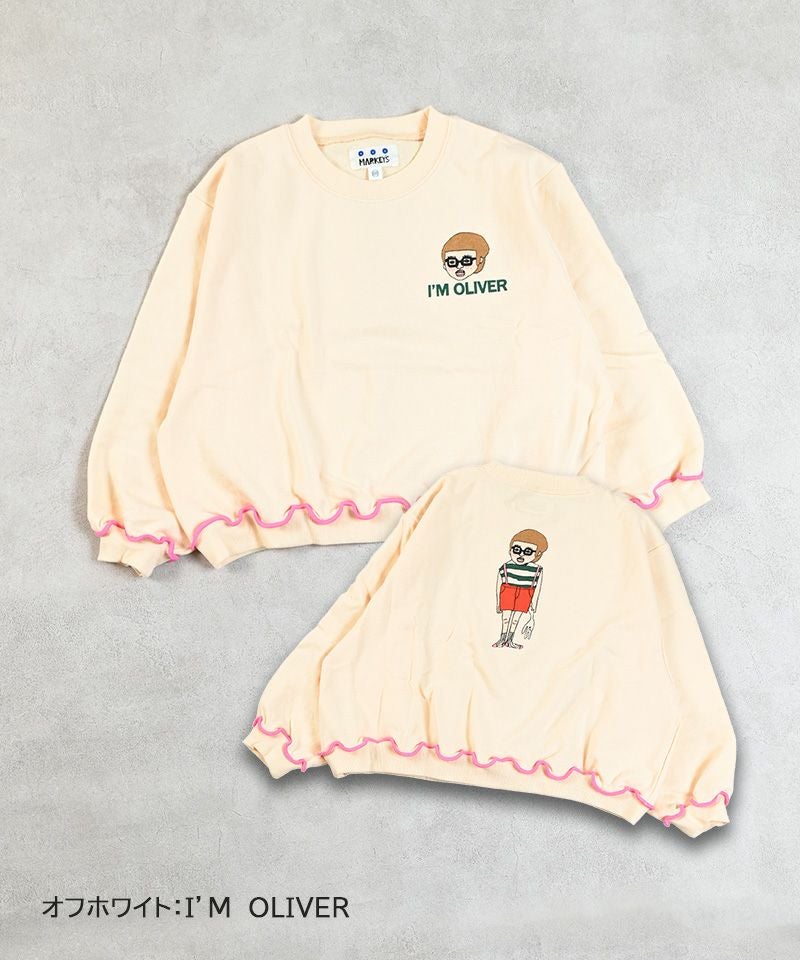 マエウシロプリントトレーナー ｜ トップス ｜ 子供服のセレクト