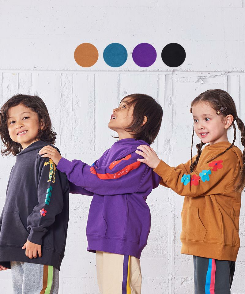 TIME SALE】袖プリントパーカー ｜ トップス ｜ 子供服のセレクト