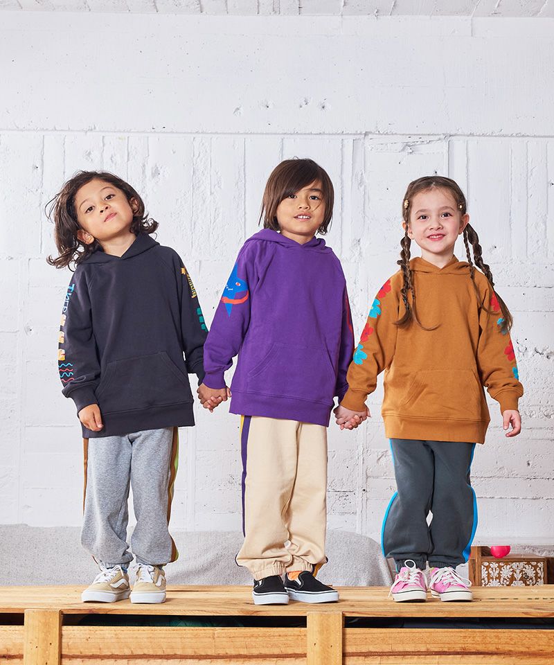袖プリントパーカー ｜ トップス ｜ 子供服のセレクトショップ