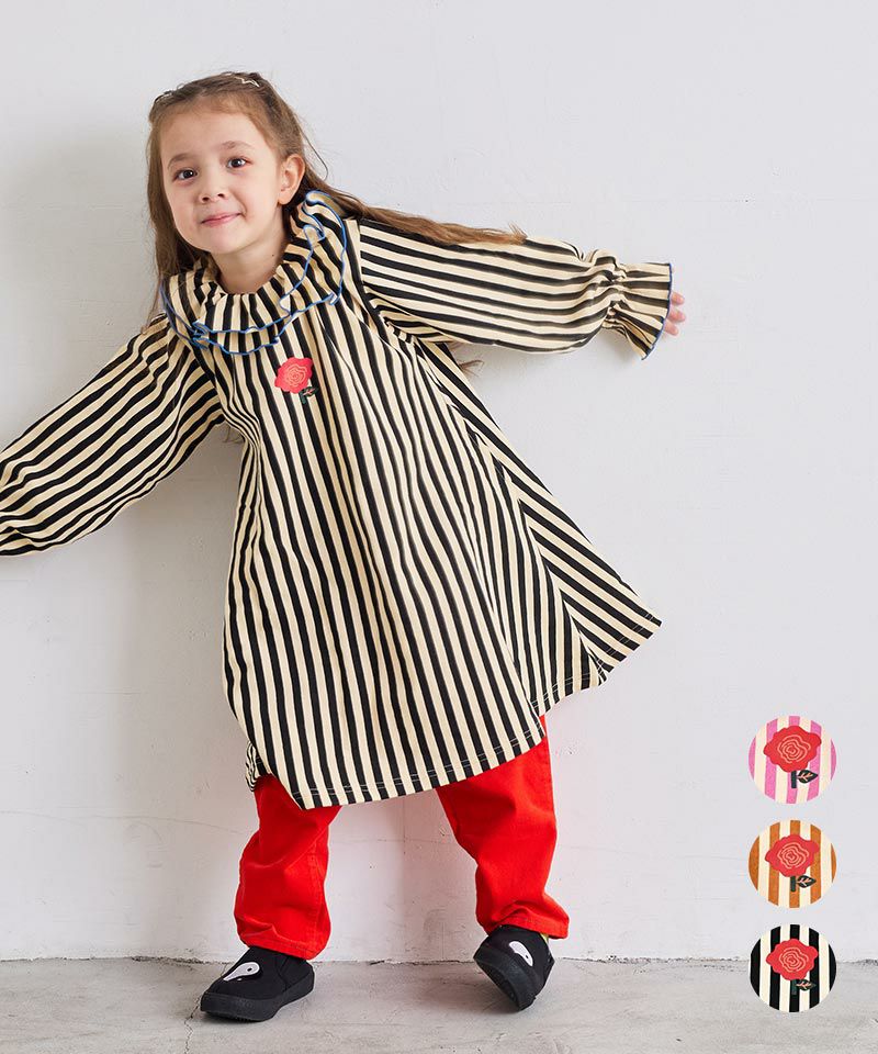 再値下げ価格】フリルカラーワンピース ｜ ワンピース ｜ 子供服の