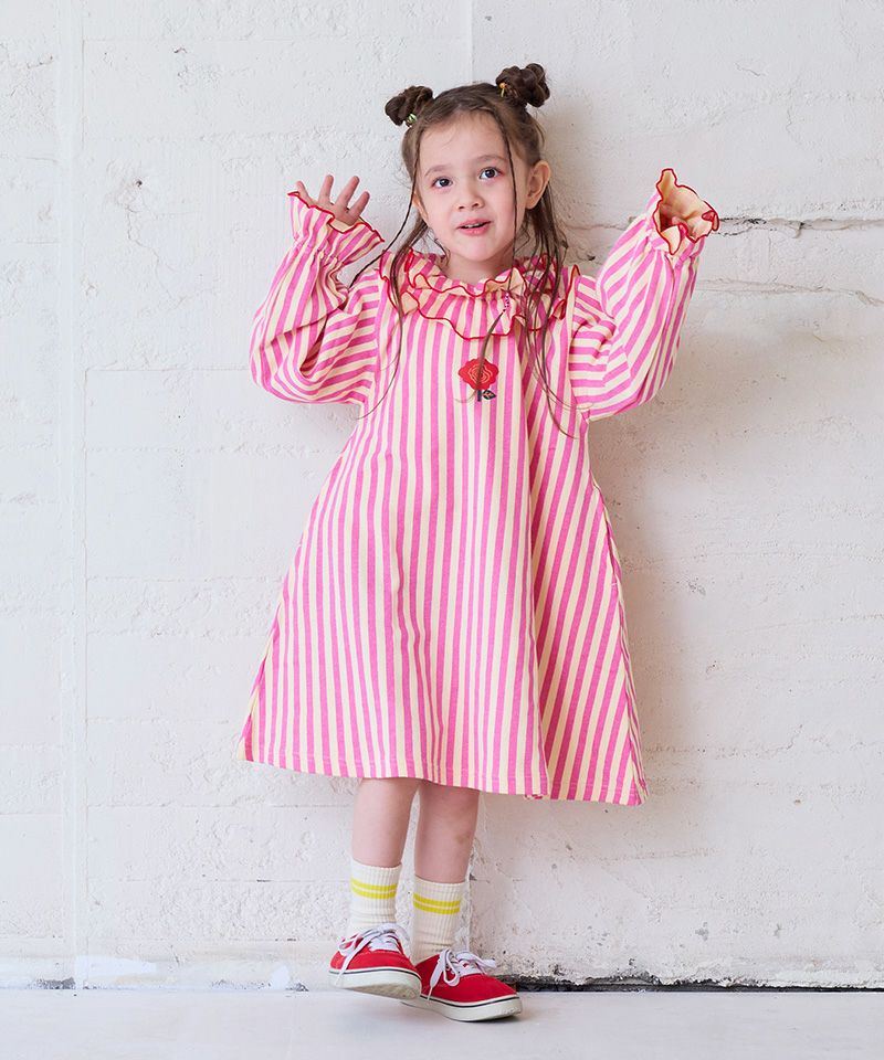 再値下げ価格】フリルカラーワンピース ｜ ワンピース ｜ 子供服の