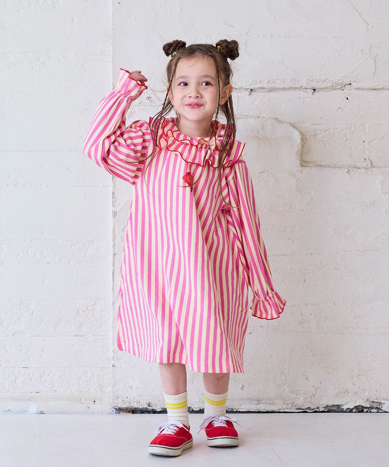 再値下げ価格】フリルカラーワンピース ｜ ワンピース ｜ 子供服の