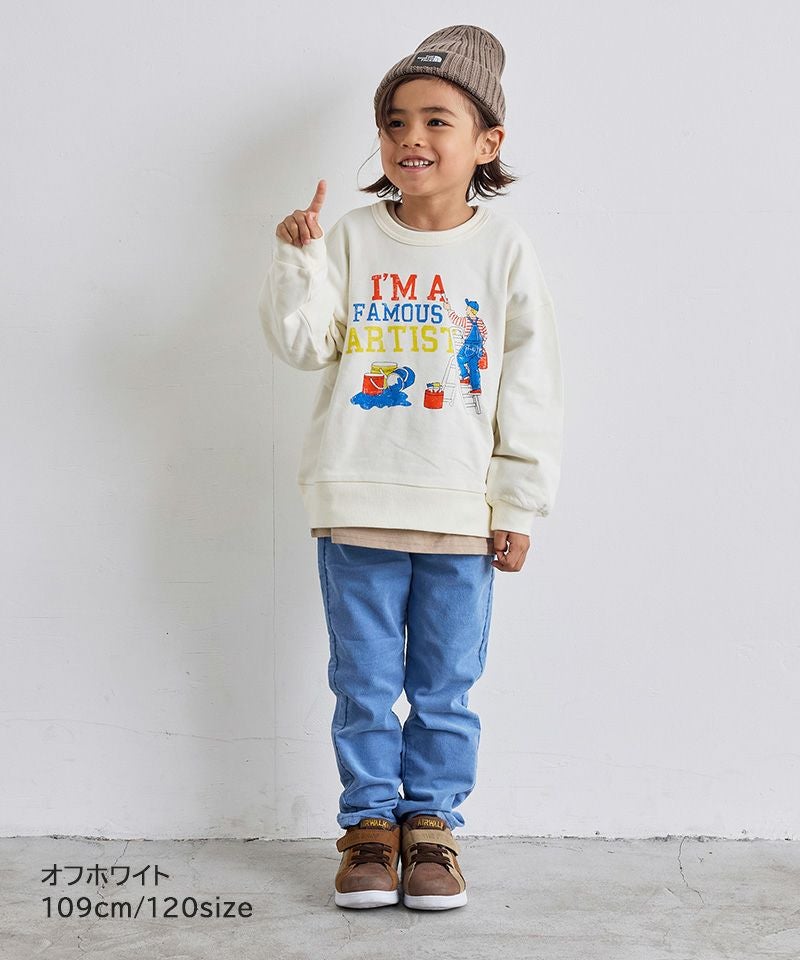 裏毛プリントトレーナー ｜ トップス ｜ 子供服のセレクトショップ