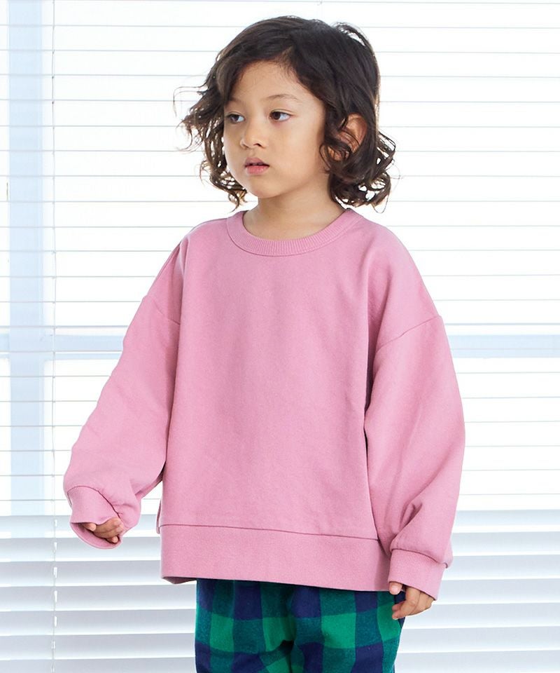 ひろちょこ★OUR⭐︎裏毛素材の切りっぱなし5分袖トレーナー 裏毛素材の切りっぱなし5分袖トレーナー – OURHOME
