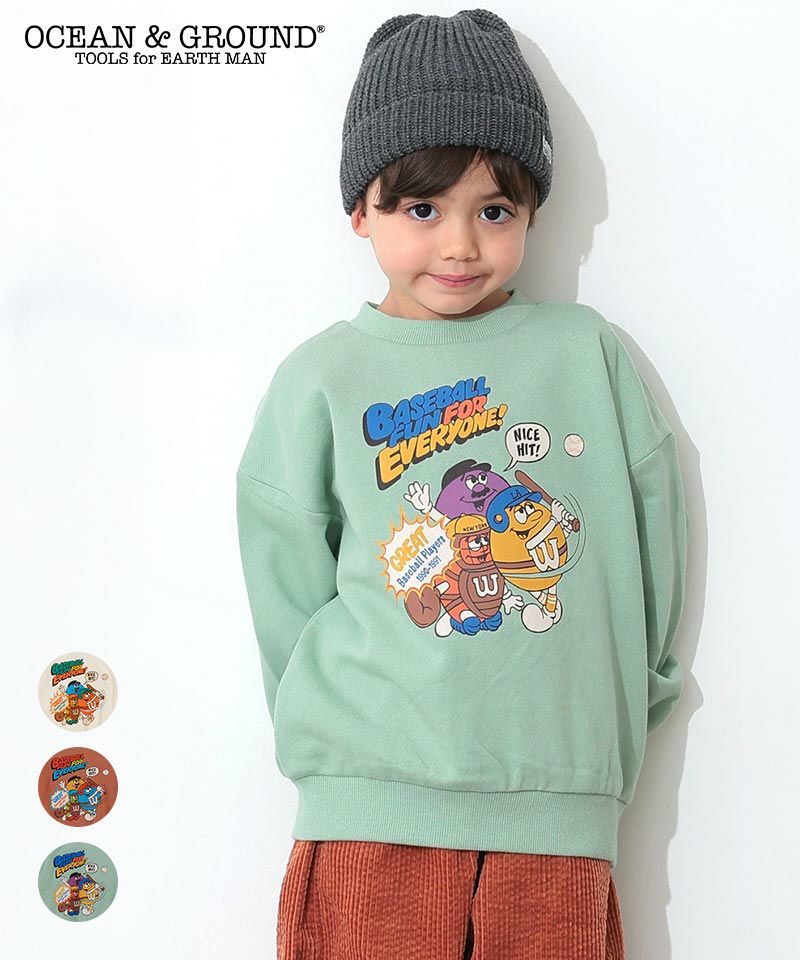 BASEBALL FUNプリントスウェット ｜ トップス ｜ 子供服のセレクト