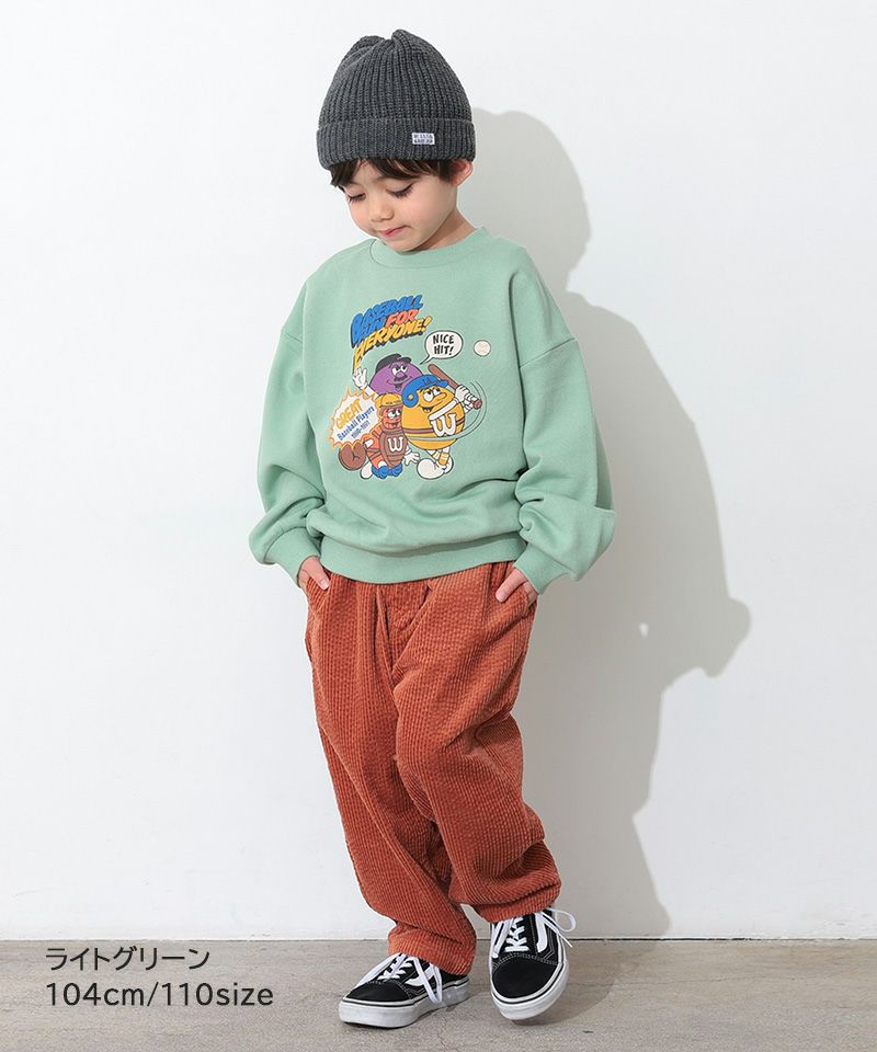 BASEBALL FUNプリントスウェット ｜ トップス ｜ 子供服のセレクト