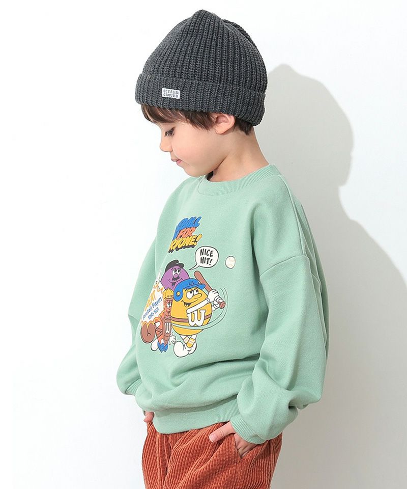 BASEBALL FUNプリントスウェット ｜ トップス ｜ 子供服のセレクト