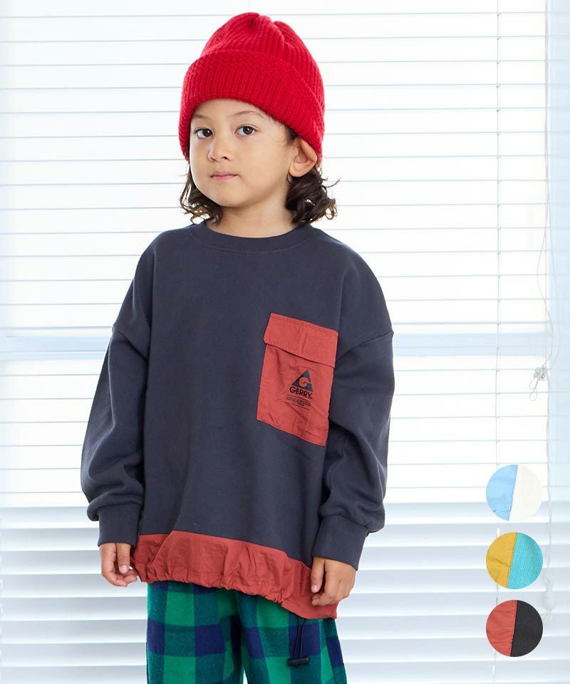 別注】GERRY ナイロン切り替えトレ－ナ－ ｜ トップス ｜ 子供服の