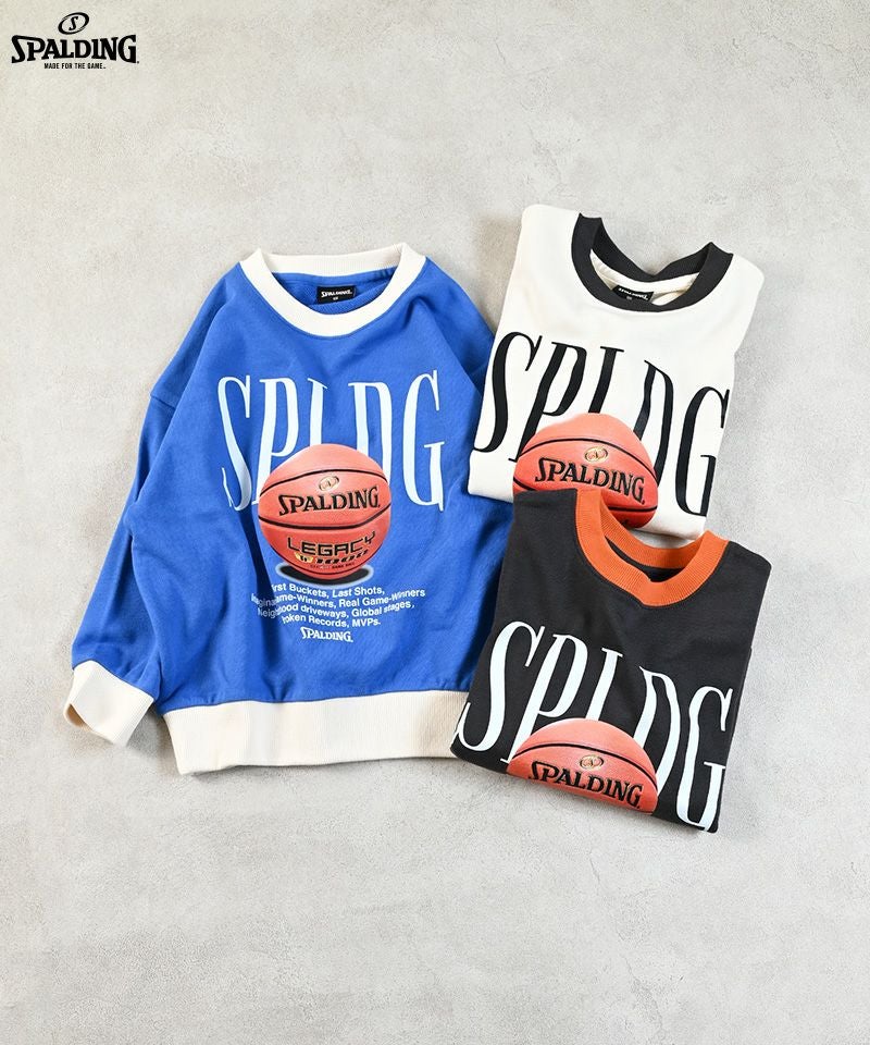 別注】SPALDING プリントトレーナー ｜ トップス ｜ 子供服のセレクト