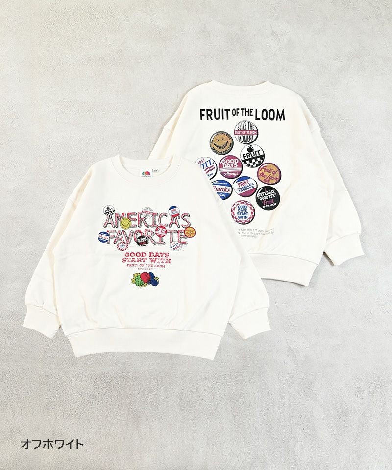 TIME SALE】【別注】フルーツオブザルーム プリントトレーナー