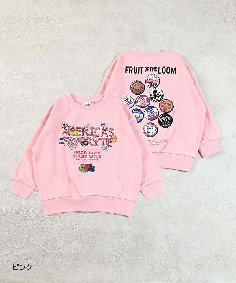 TIME SALE】【別注】フルーツオブザルーム プリントトレーナー