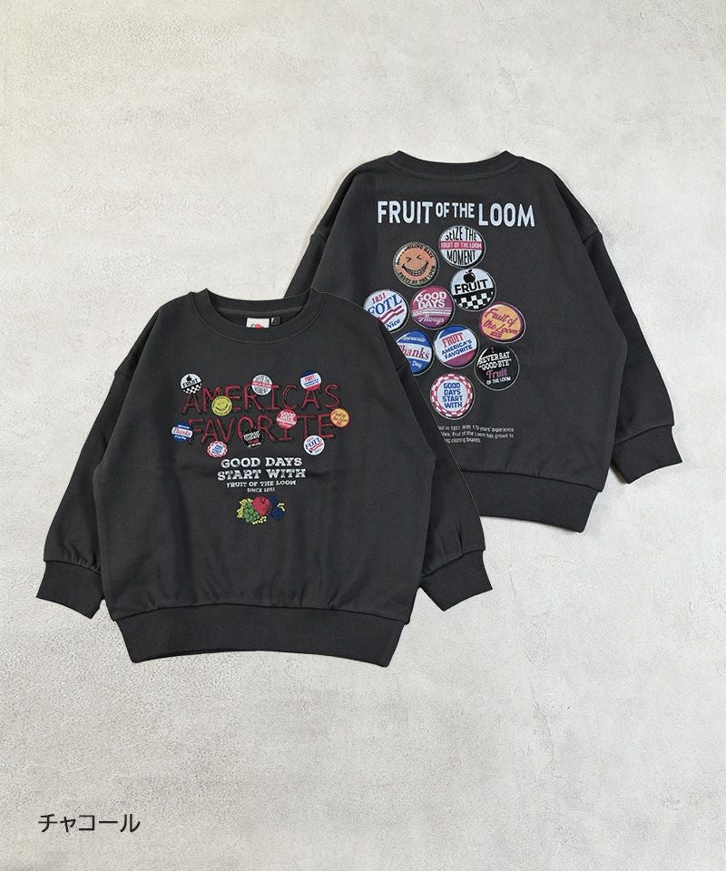 TIME SALE】【別注】フルーツオブザルーム プリントトレーナー