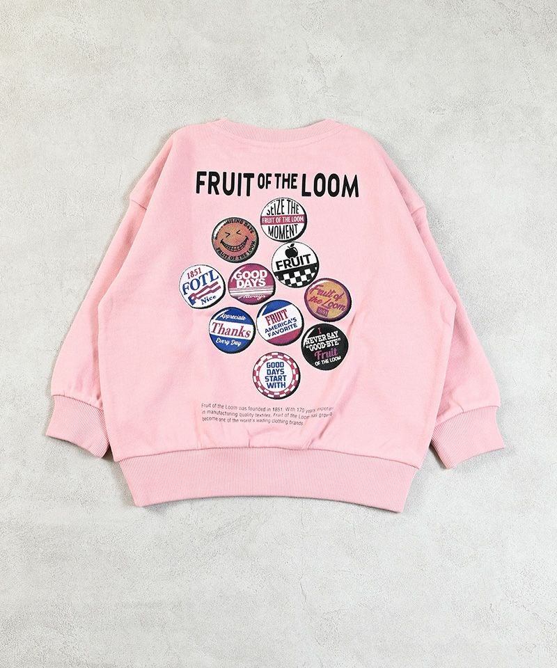 TIME SALE】【別注】フルーツオブザルーム プリントトレーナー