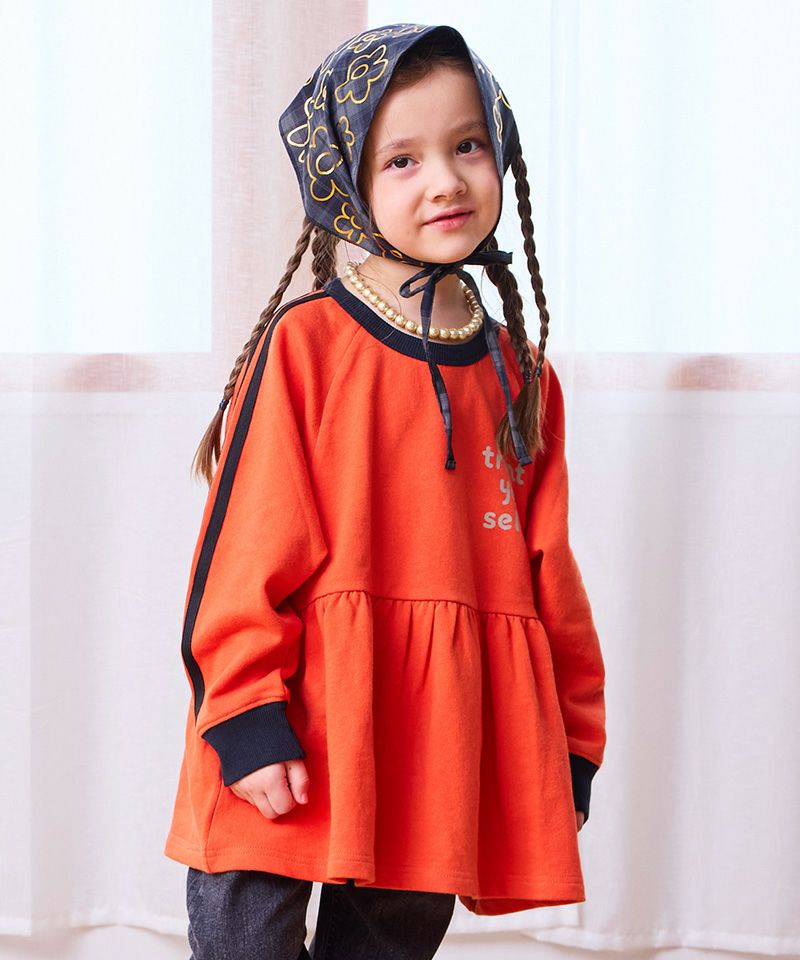 裏毛ラインチュニック ｜ トップス ｜ 子供服のセレクトショップ