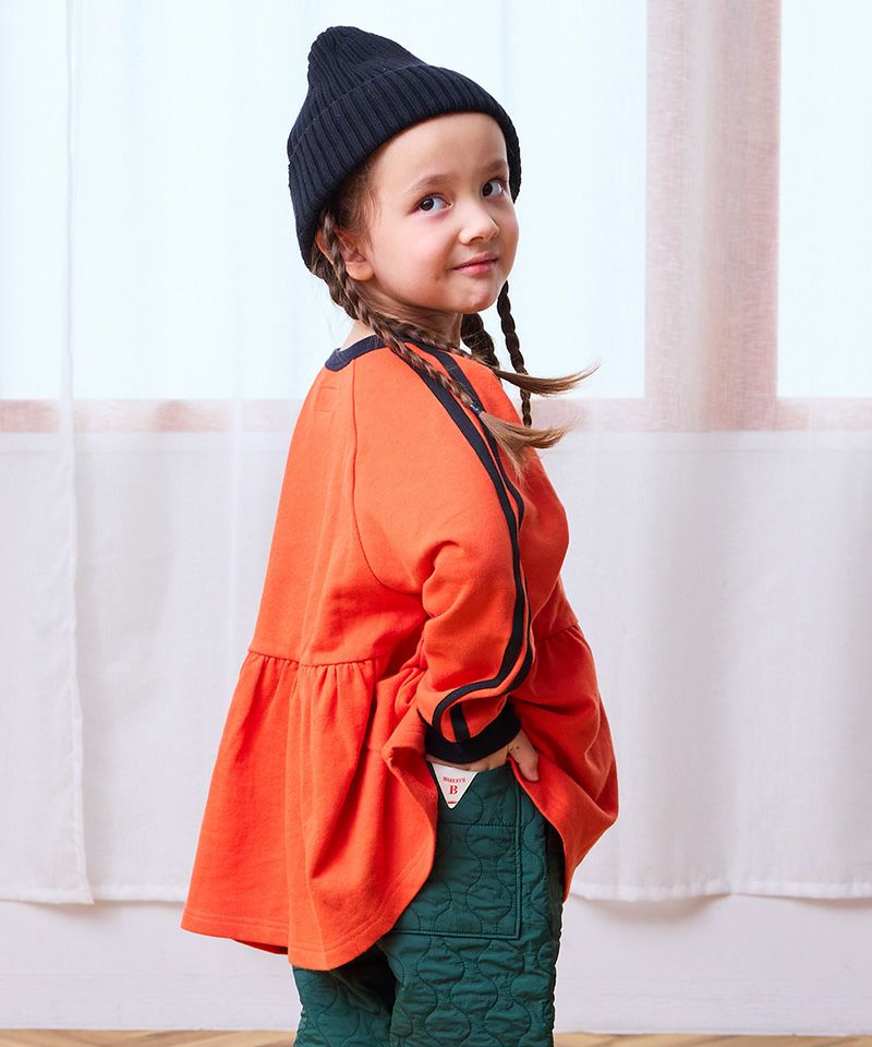 裏毛ラインチュニック ｜ トップス ｜ 子供服のセレクトショップ