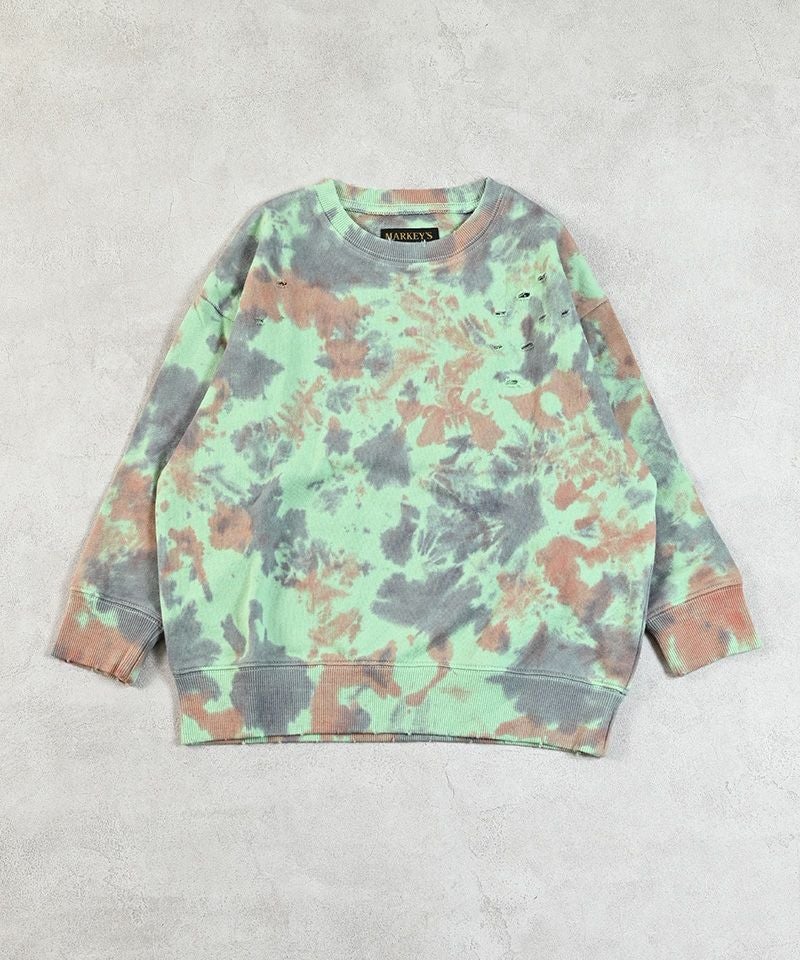 タイダイダメージスウェット ｜ トップス ｜ 子供服のセレクトショップ
