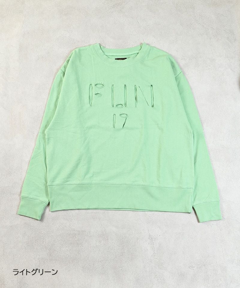 ロゴダメージスウェット／大人サイズ ｜ トップス ｜ 子供服のセレクト