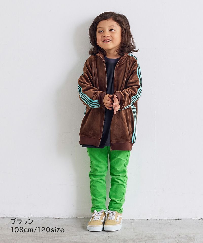 ベロアトラックジャケット ｜ アウター・ジャケット ｜ 子供服の