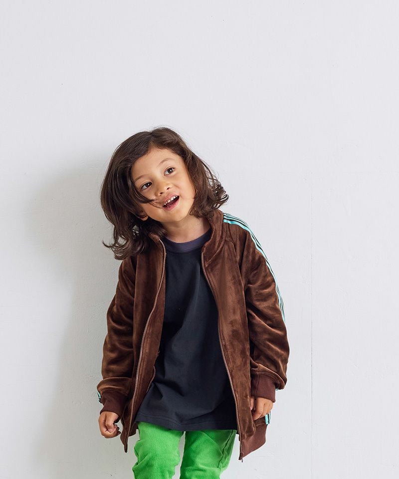 ベロアトラックジャケット ｜ アウター・ジャケット ｜ 子供服の
