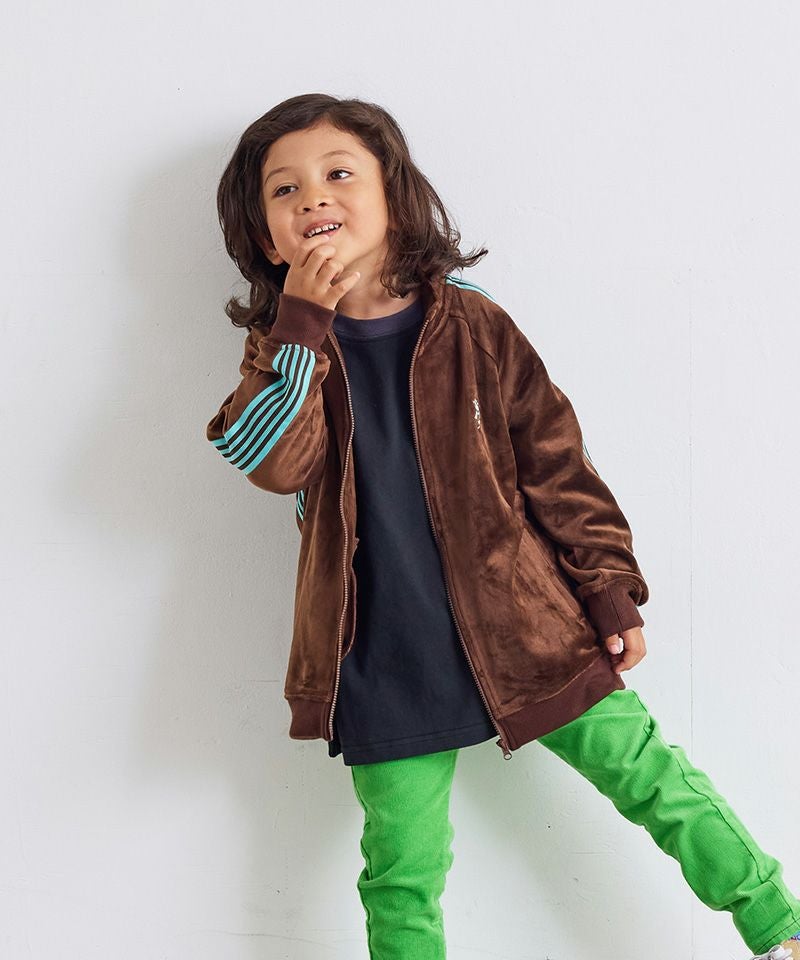 ベロアトラックジャケット ｜ アウター・ジャケット ｜ 子供服の