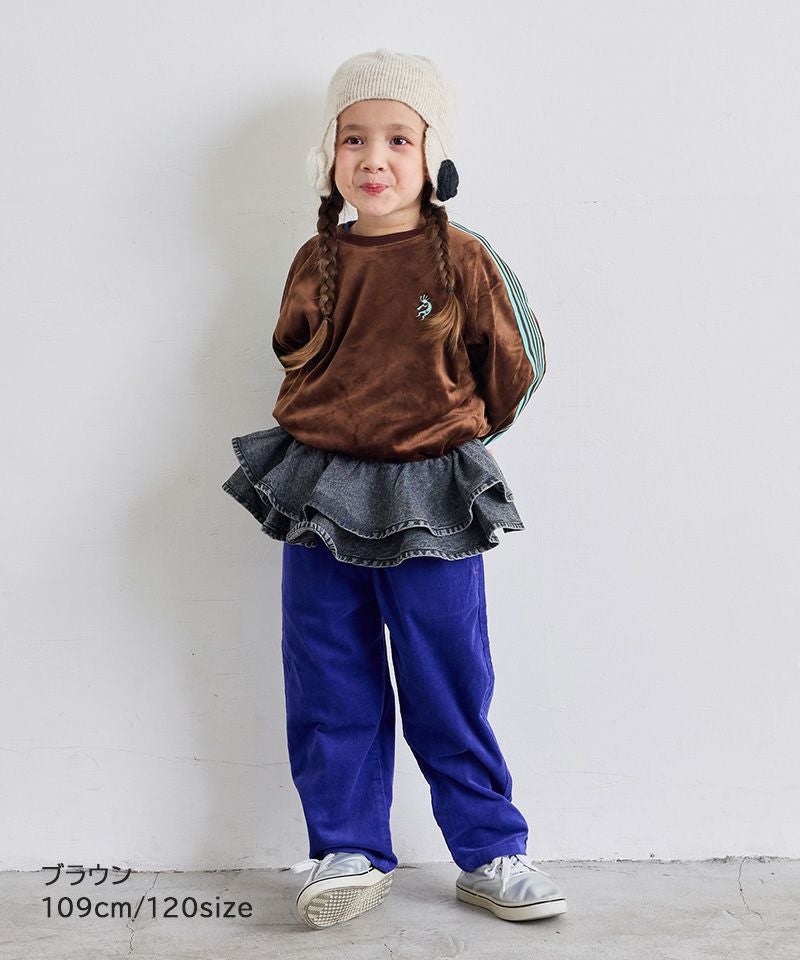 ベロアトラックプルオーバー ｜ トップス ｜ 子供服のセレクトショップ