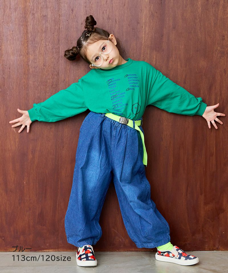 デニムバレルパンツ ｜ ボトムス ｜ 子供服のセレクトショップ