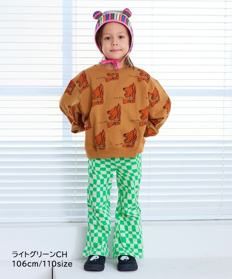 総柄ジャガードフレアパンツ ｜ ボトムス ｜ 子供服のセレクトショップ