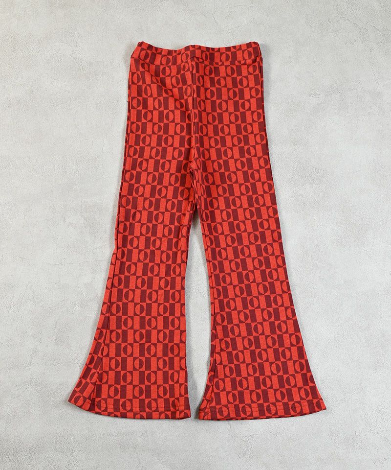 総柄ジャガードフレアパンツ ｜ ボトムス ｜ 子供服のセレクトショップ