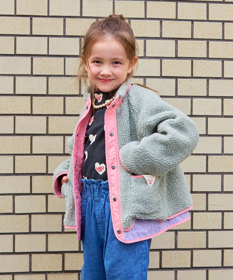 TIME SALE】ボア×キルトリバーシブルブルゾン ｜ アウター・ジャケット