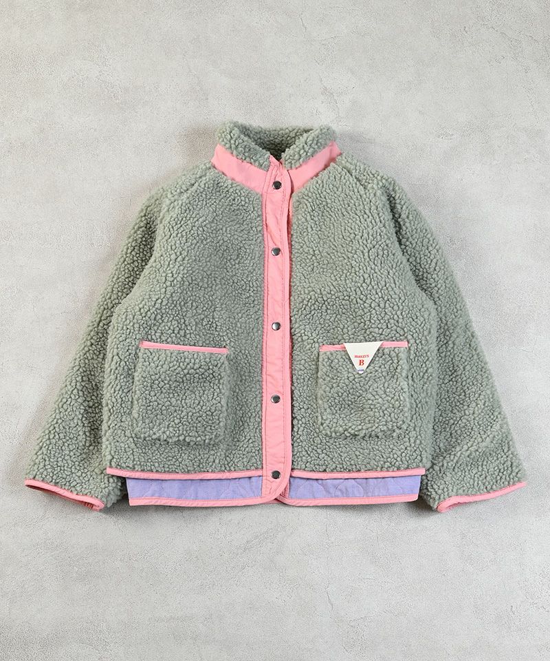 ボア×キルトリバーシブルブルゾン ｜ アウター・ジャケット ｜ 子供服