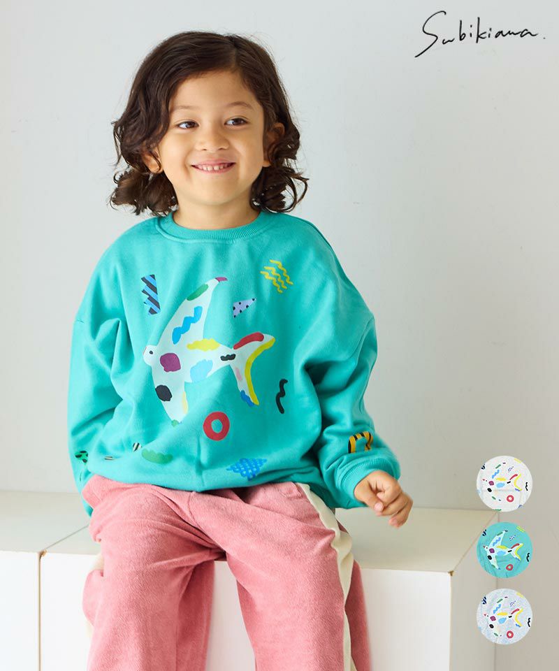 TIME SALE】【別注】subikiawa プリントトレーナー ｜ トップス