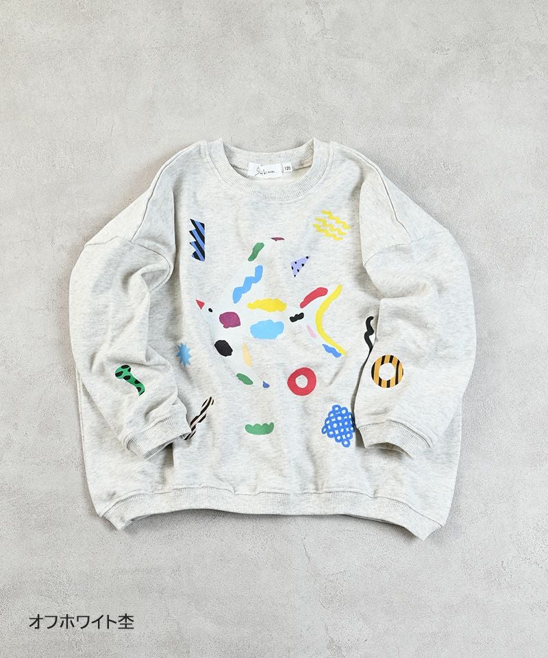 TIME SALE】【別注】subikiawa プリントトレーナー ｜ トップス