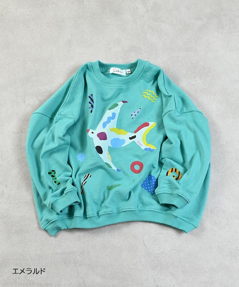 TIME SALE】【別注】subikiawa プリントトレーナー ｜ トップス